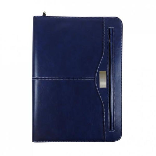 A4 Businessmappe "Vermonti" mit Taschenrechner - blau